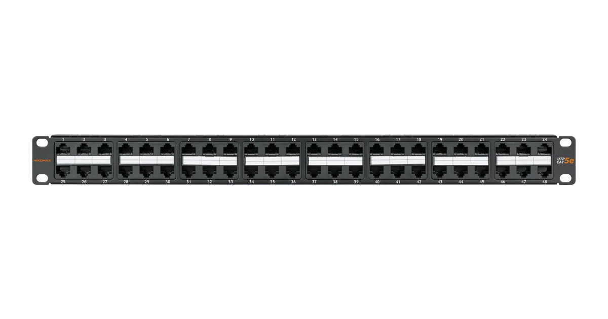 Оборудование NIKOMAX NMC-RP48UD2-1U-BK