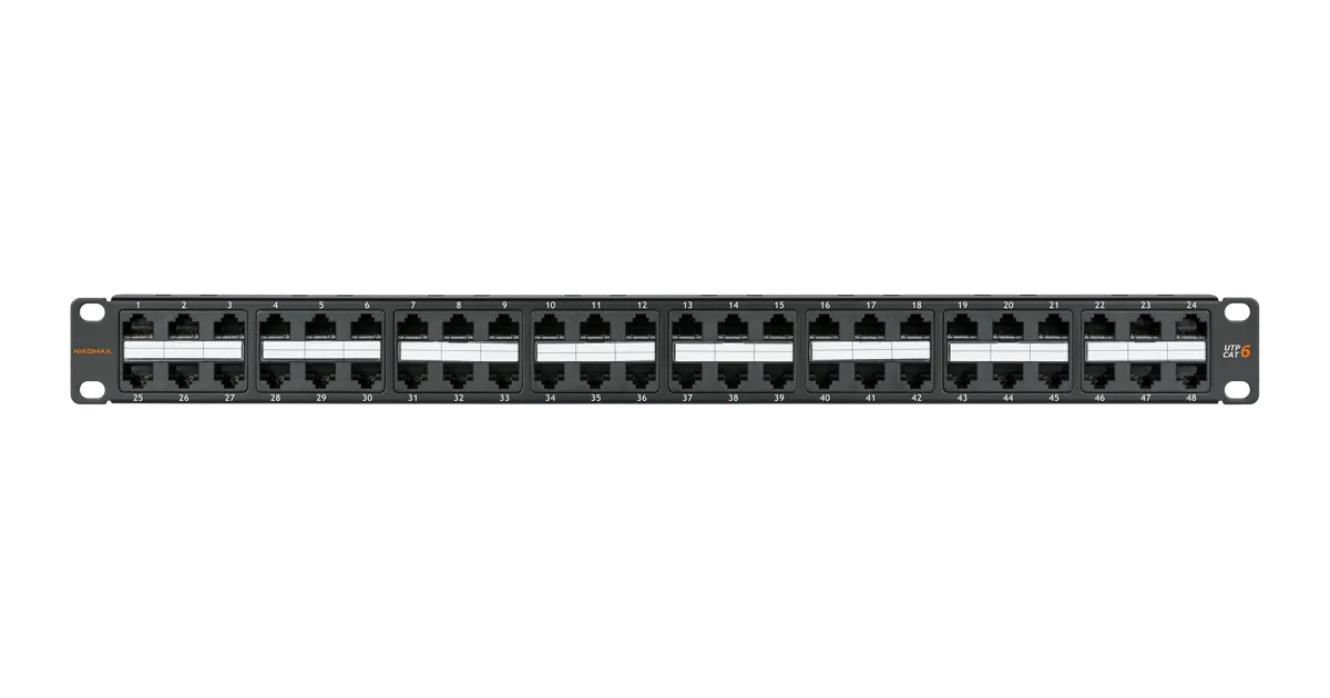 Оборудование NIKOMAX NMC-RP48UE2-1U-BK