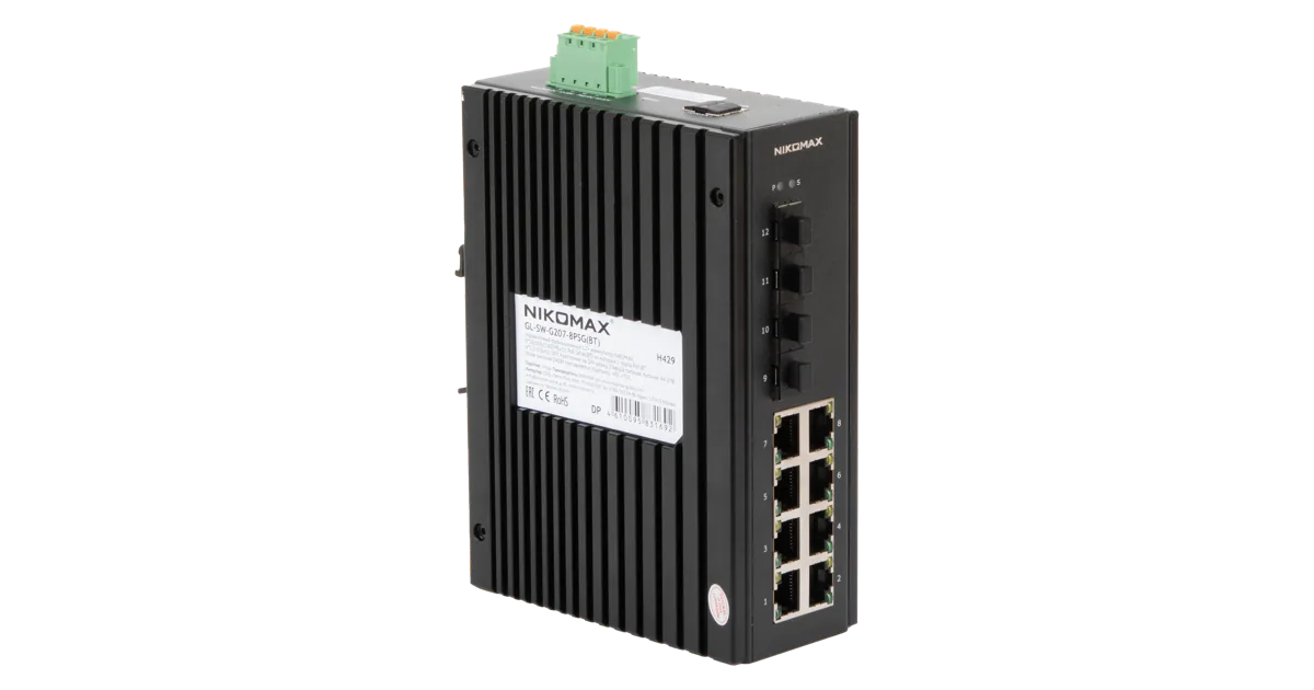 Оборудование NIKOMAX GL-SW-G207-8PSG(BT)