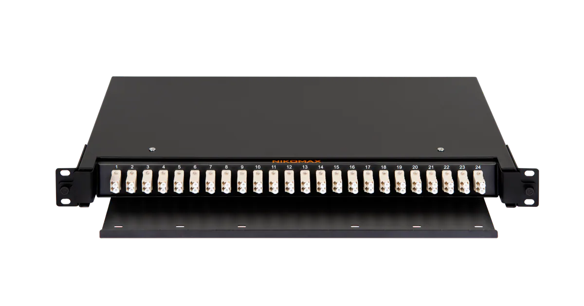Оборудование NIKOMAX NMF-RP48LCUM2-TS-P1-1U-BK