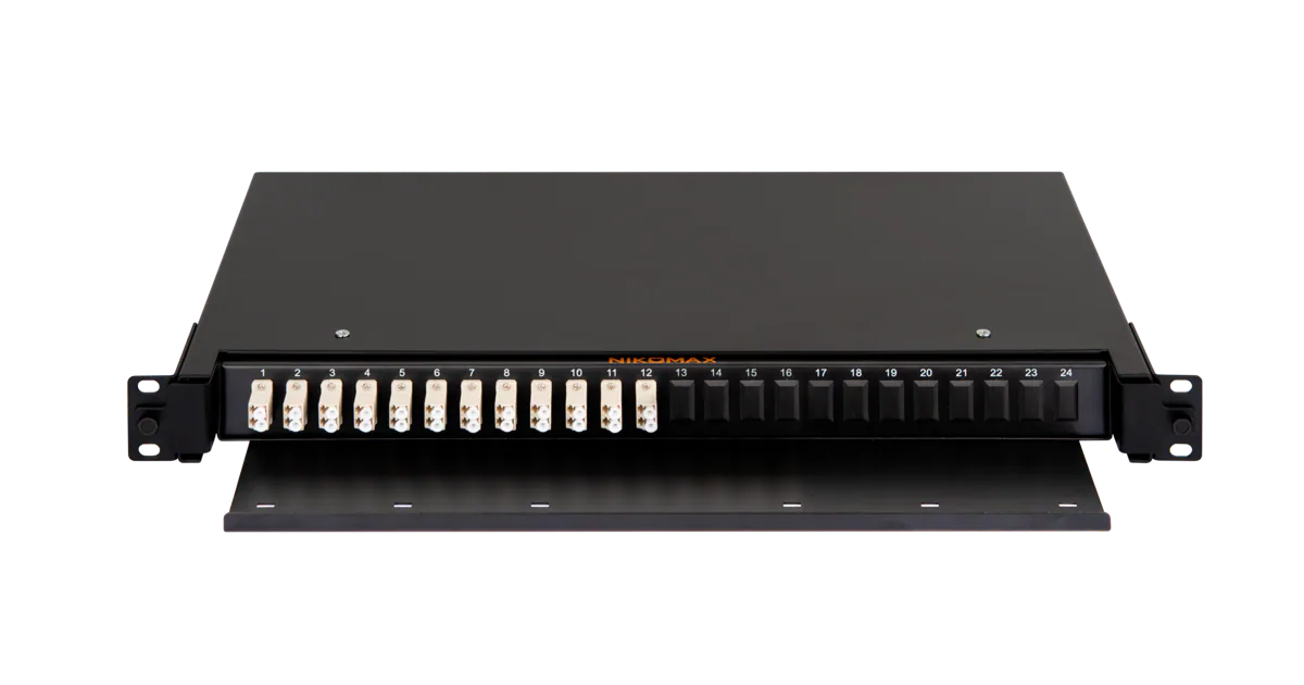 Оборудование NIKOMAX NMF-RP24LCUM2-TS-P1-1U-BK